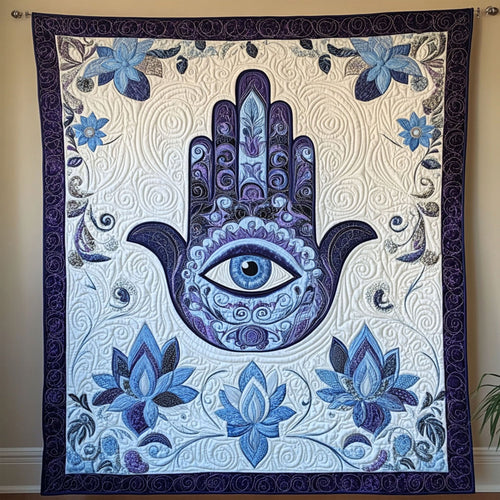 Hamsa of Balance Quilted Blanket NCU0PT6665