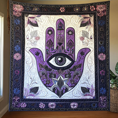 Hand of Tranquility Quilted Blanket NCU0PT6666