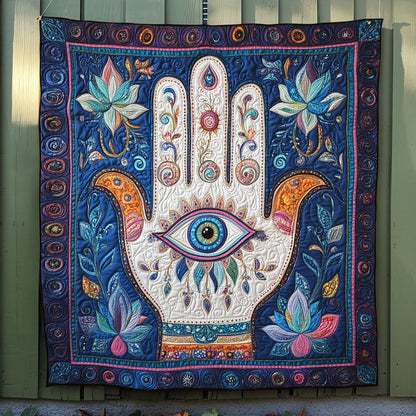 Hand of Wisdom Quilted Blanket NCU0PT6684