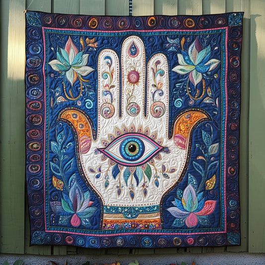 Hand of Wisdom Quilted Blanket NCU0PT6684