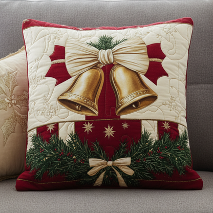 Happy Holiday Quilted Pillow Case NCU0NT10758