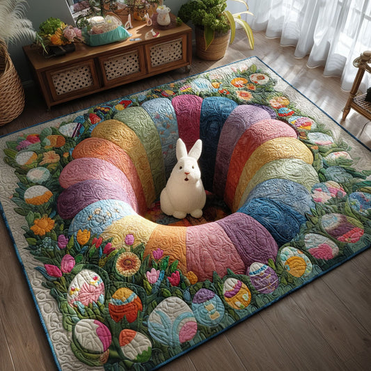 Happy Bunny Hideout Area Rug NCU0PT11486