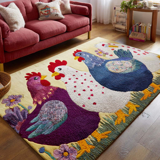 Happy Hens Area Rug NCU0NT10215