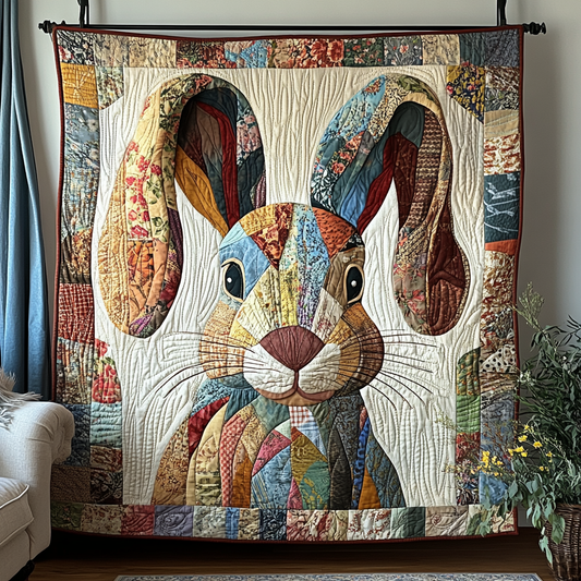 Happy Rabbit Quilted Blanket NCU0DK9769
