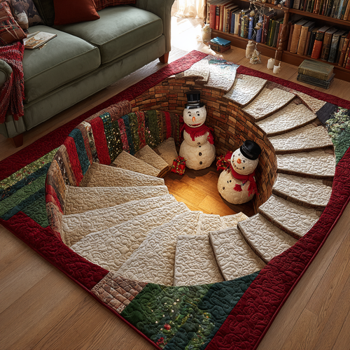 Happy Snowman Area Rug NCU0DK11198