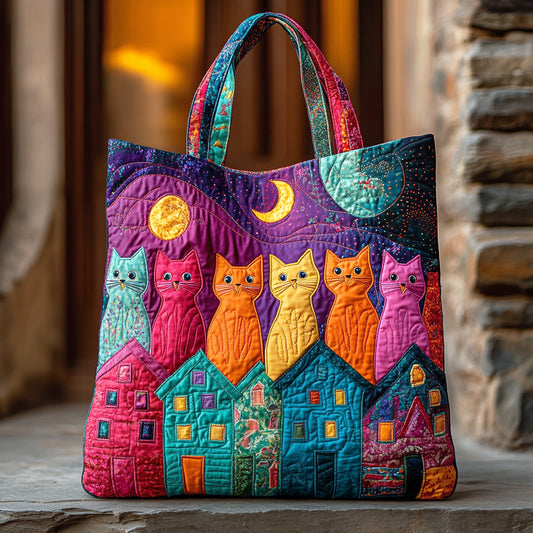 Happy Tail Trail Quilted Tote Bag NCU0TD1172