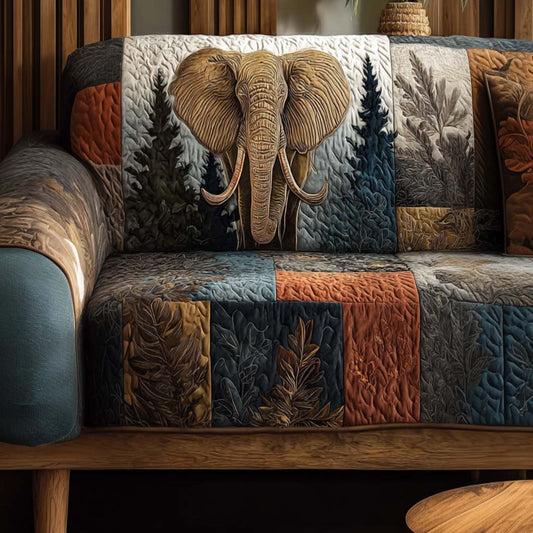 Happy Trunk Quilted Sofa Cover NCU0NT10856