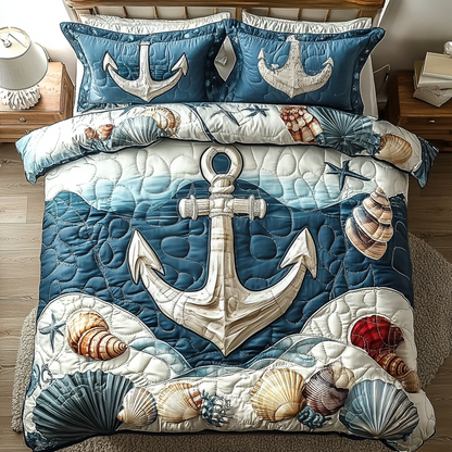 Harbor Comfort 3-Piece Quilted Bedding Set NCU0VL883