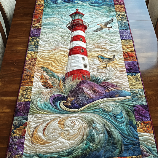 Harbor Light Quilted Table Runner NCU0DK7252