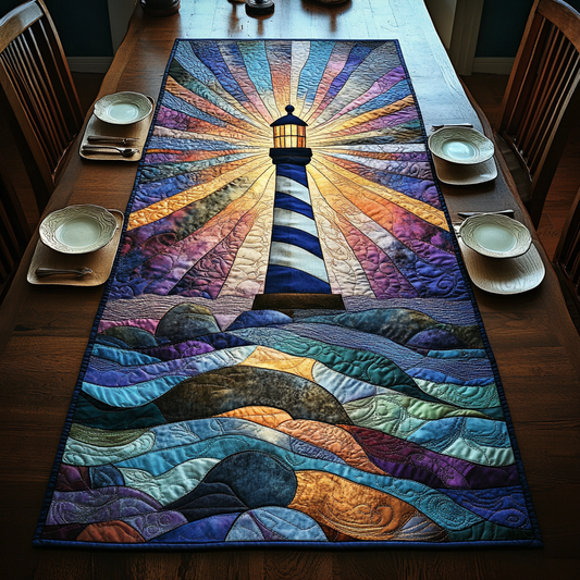 Harbor Light Quilted Table Runner NCU0DV4624