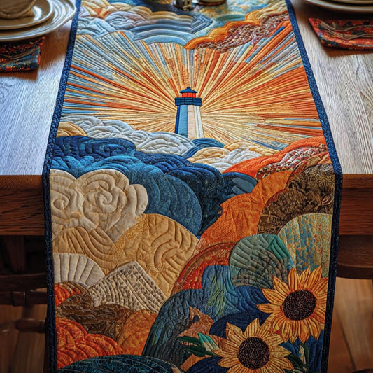 Harbor Light Quilted Table Runner NCU0DV9162