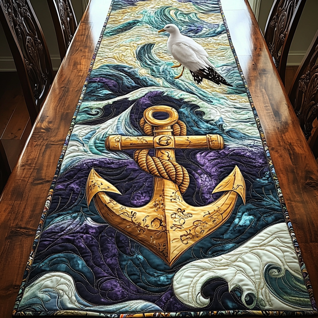 Harbor Strength Quilted Table Runner NCU0DK4869