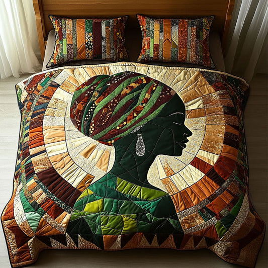 Harmony Glow 3-Piece Quilted Bedding Set NCU0NT3388