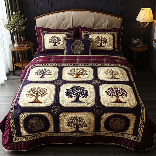 Harmony Grove 3-Piece Quilted Bedding Set NCU0PT3812