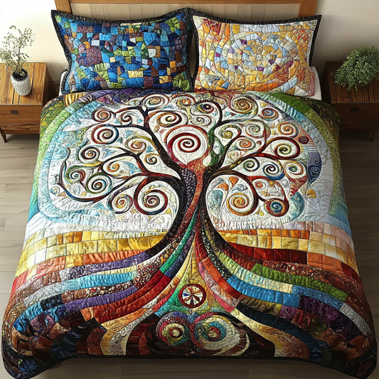 Harmony Grove 3-Piece Quilted Bedding Set NCU0VL843