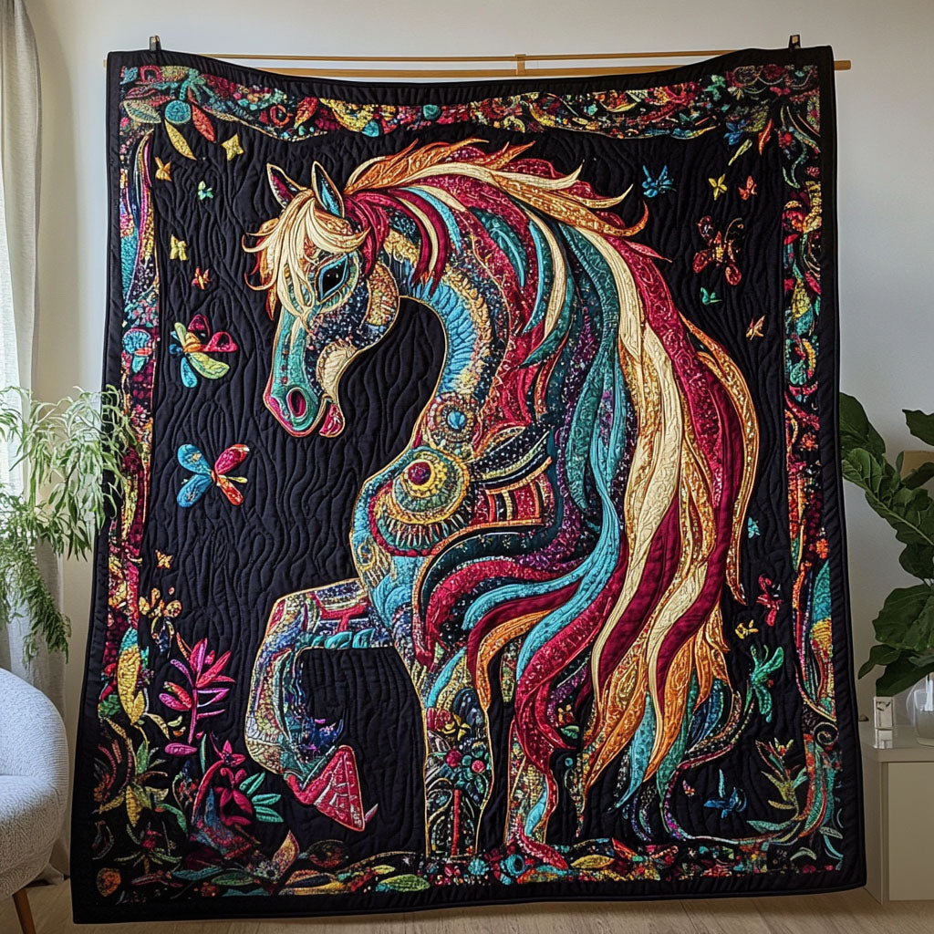 Harmony Hooves Quilted Blanket NCU0PT5347