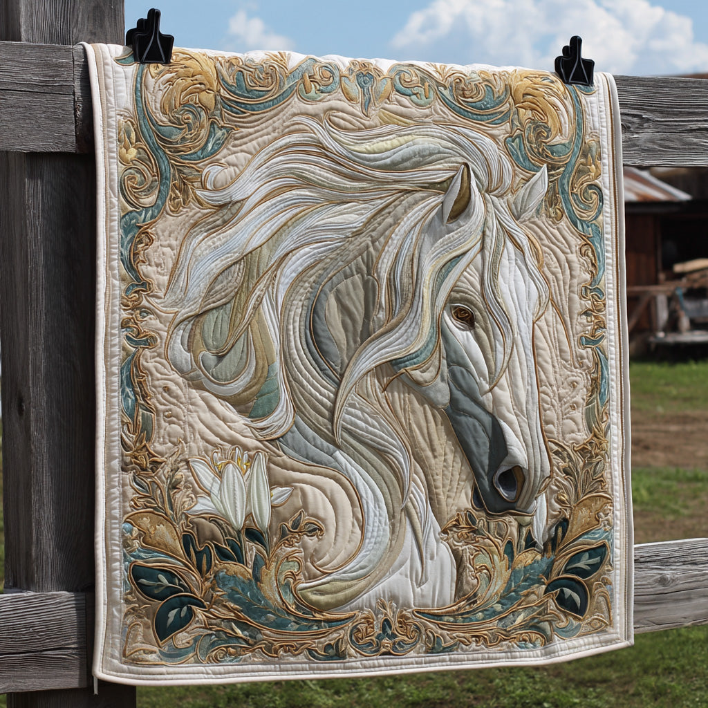 Harmony Horse Quilted Blanket NCU0DV6364
