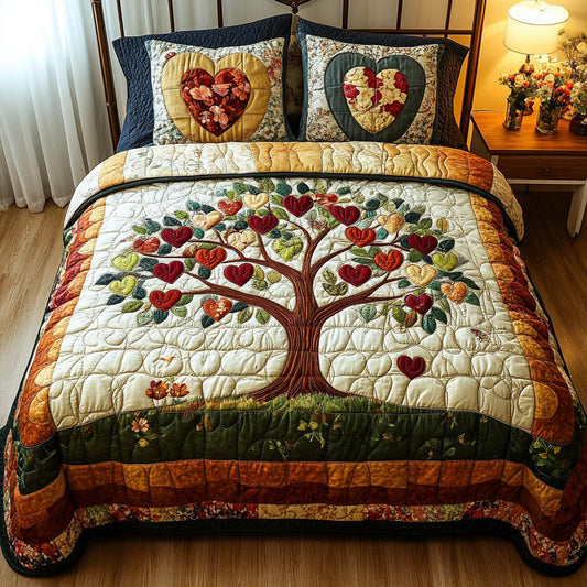Harmony Orchard 3-Piece Quilted Bedding Set NCU0NT2771