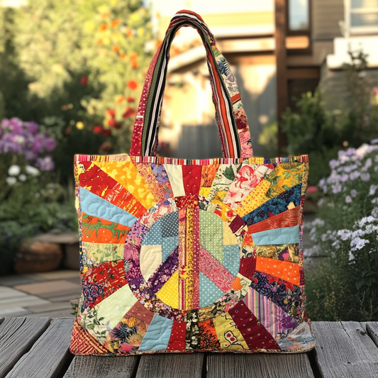 Harmony Patch Quilted Tote Bag NCU0PT8197