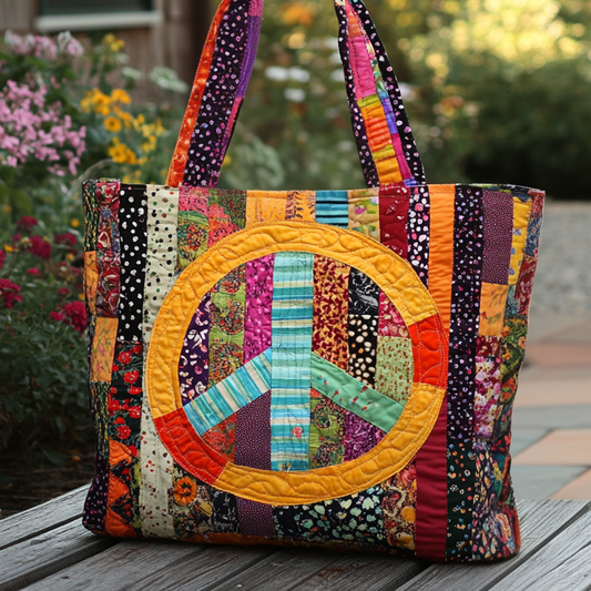 Harmony Stitch Quilted Tote Bag NCU0PT8358