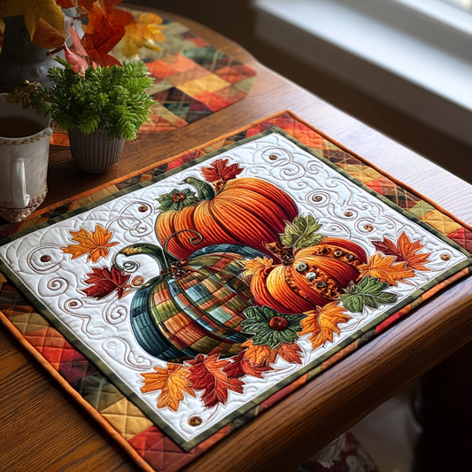 Harvest Moonlight Quilted Place Mat NCU0PT8610