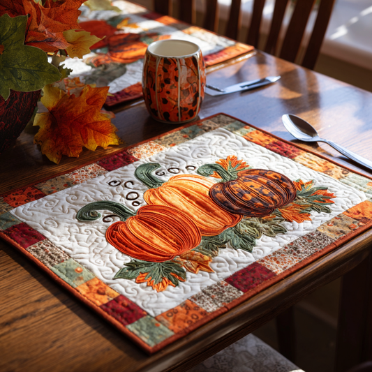 Harvest Moonlight Quilted Place Mat NCU0PT8611