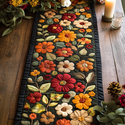 Harvest Charm Quilted Table Runner NCU0VH3338