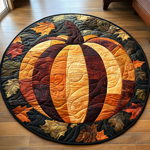 Harvest Dreams Quilted Round Mat NCU0TL1371