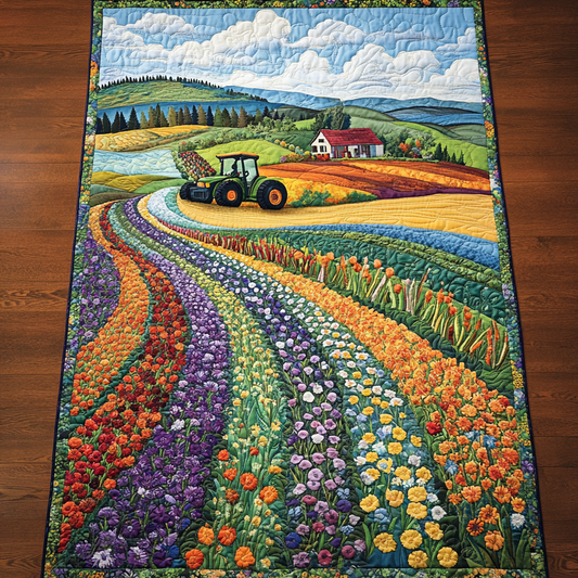 Harvest Fields Quilted Table Runner NCU0DK7132