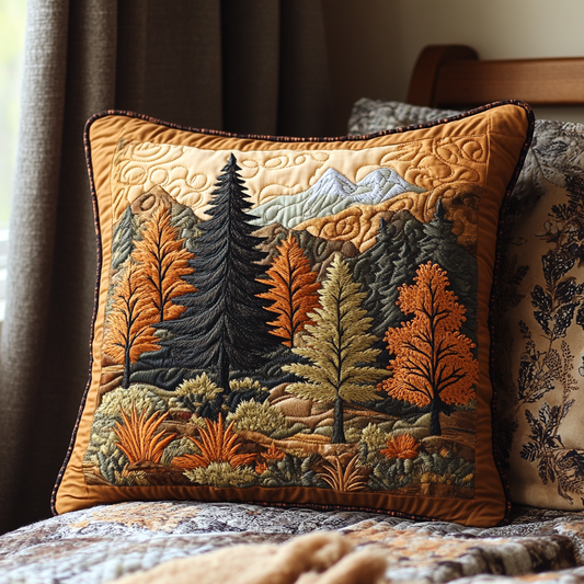 Harvest Forest Quilted Pillow Case NCU0DV5410