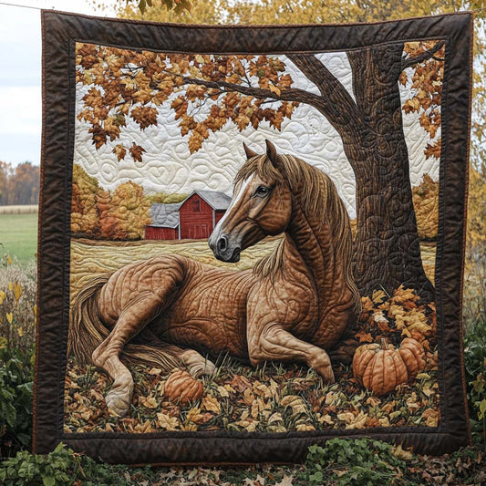 Harvest Gallop Quilted Blanket NCU0XD083