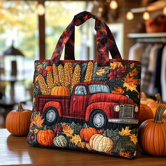 Harvest Hauler Quilted Tote Bag NCU0DV7063
