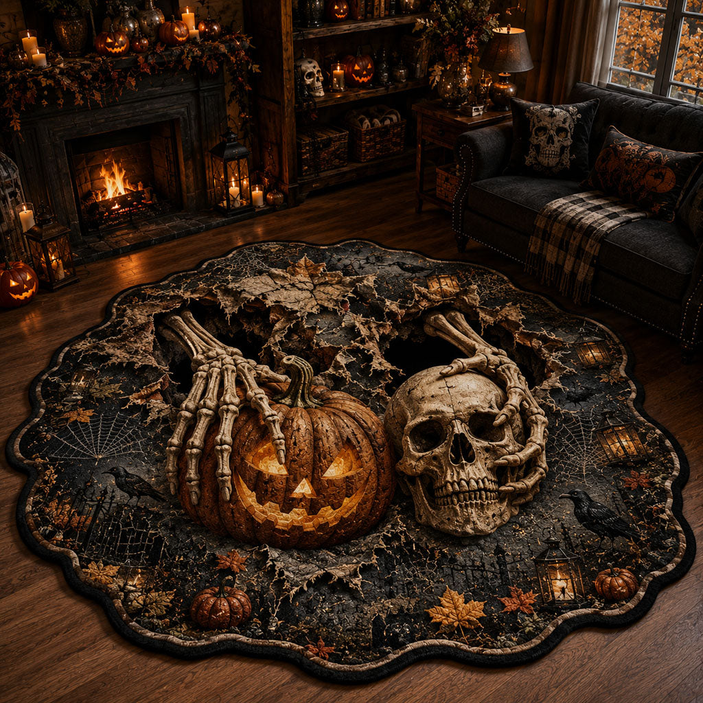 Harvest Haunting Custom Shape Area Rug NCU0PT11830