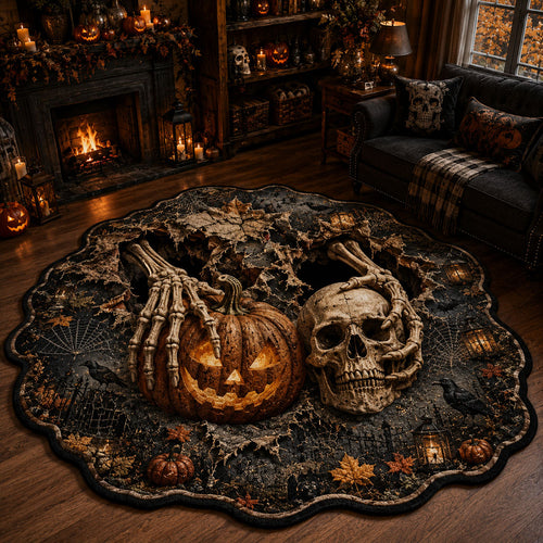 Harvest Haunting Custom Shape Area Rug NCU0PT11830