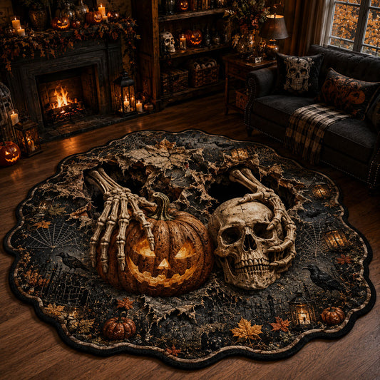 Harvest Haunting Custom Shape Area Rug NCU0PT11830