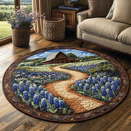 Harvest Haven Quilted Round Mat NCU0DV4859