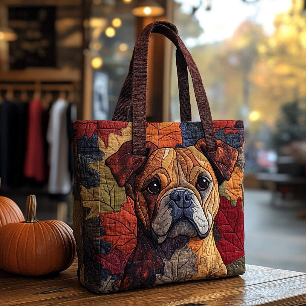 Harvest Hound Quilted Tote Bag NCU0DV7094