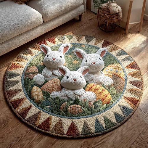 Harvest Huddle Quilted Round Mat NCU0HH1791