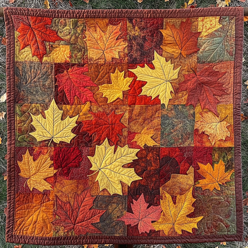 Harvest Hues Harmony Quilted Blanket NCU0DK1450