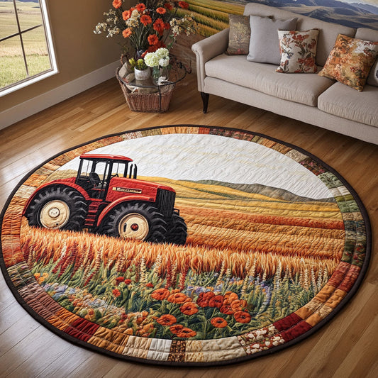 Harvest Journey Quilted Round Mat NCU0PT6368