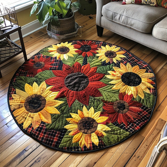 Harvest Joy Quilted Round Mat NCU0DV6870