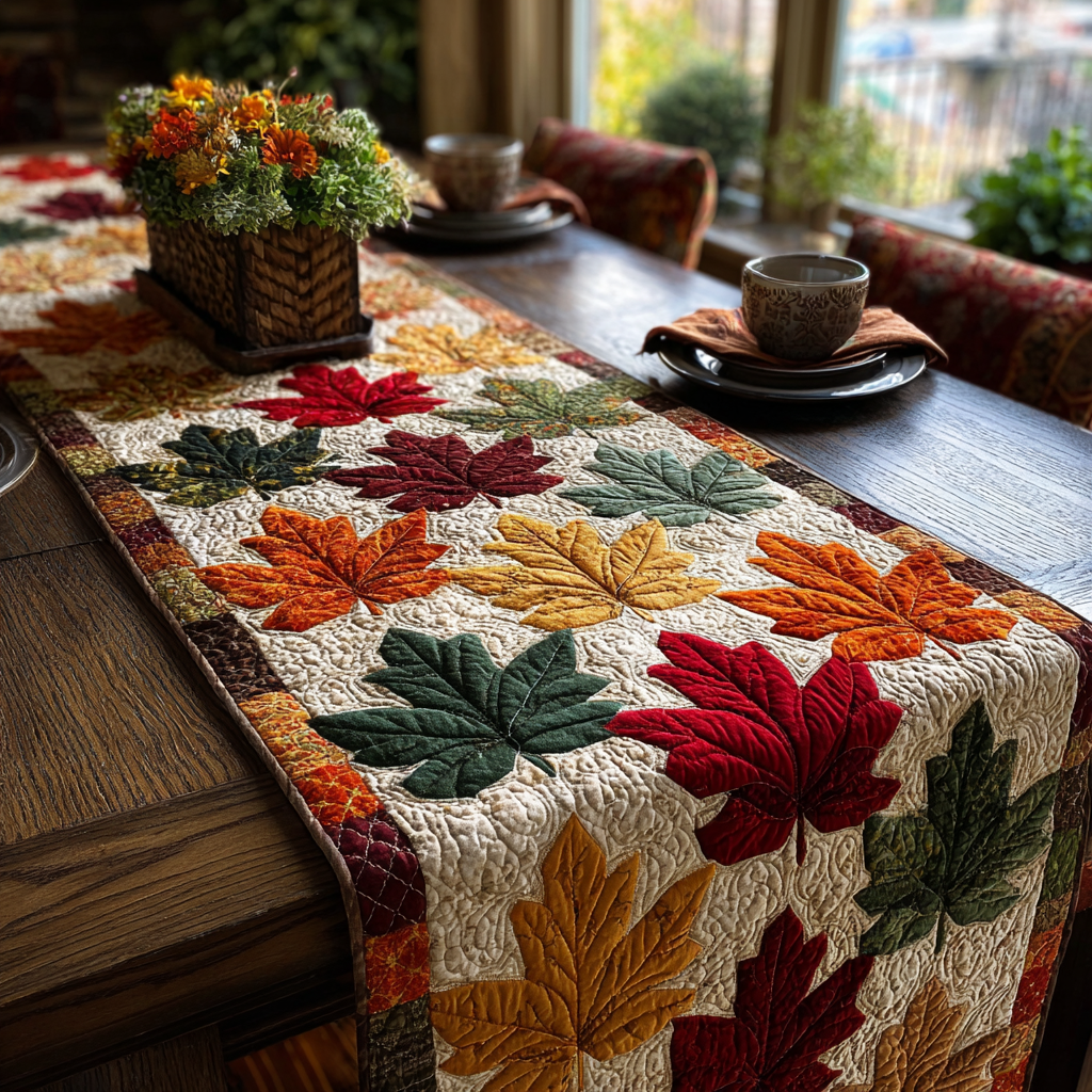 Harvest Lane Quilted Table Runner NCU0DK8675