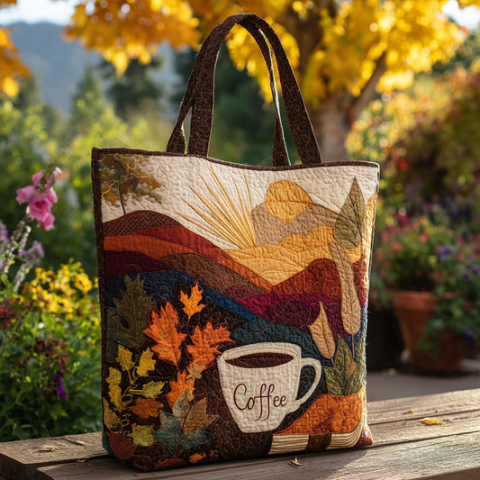 Harvest Morning Quilted Tote Bag NCU0PT8291