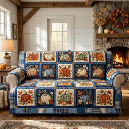 Harvest Mosaic Quilted Sofa Cover NCU0TV2000