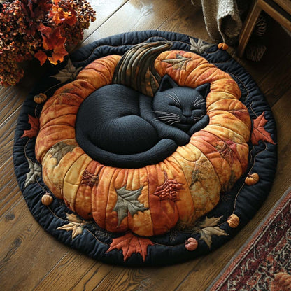 Harvest Nap Quilted Round Mat NCU0XD290