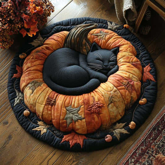 Harvest Nap Quilted Round Mat NCU0XD290