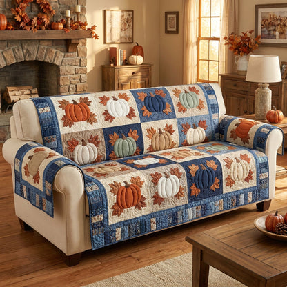 Harvest Patch Quilted Sofa Cover NCU0TV1996