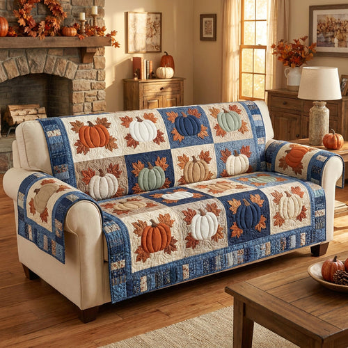 Harvest Patch Quilted Sofa Cover NCU0TV1996