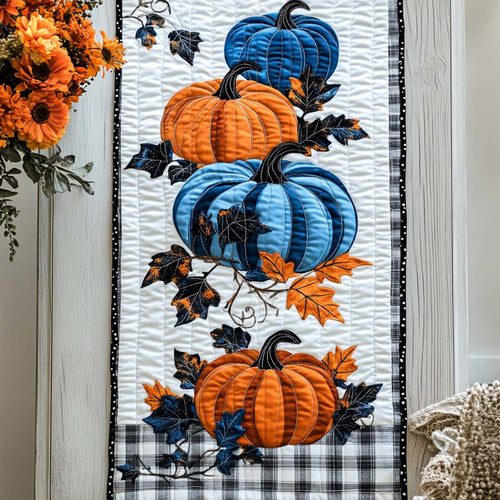 Harvest Pumpkin Trail Quilted Table Runner NCU0NT8412