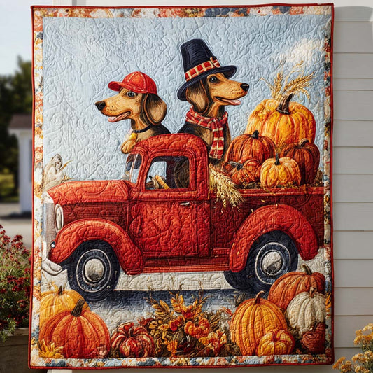 Harvest Pup Quilted Blanket NCU0NT9071